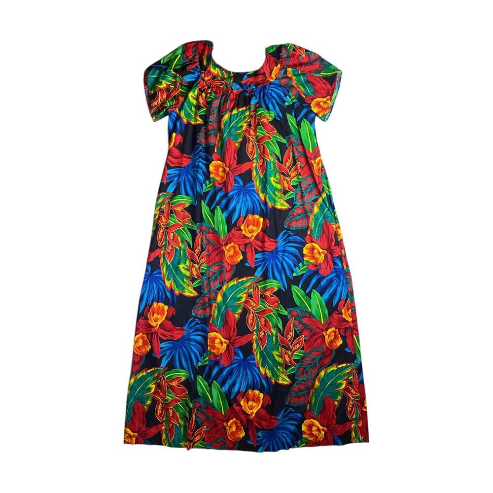 Vintage Hilo Hattie Hawaiian Muumuu Maxi Dress - XL